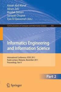 bokomslag Informatics Engineering and Information Science, Part II