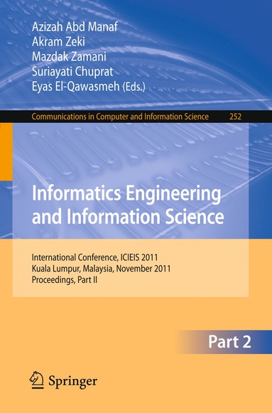 bokomslag Informatics Engineering and Information Science, Part II