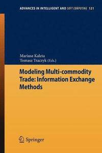 bokomslag Modeling Multi-commodity Trade: Information Exchange Methods