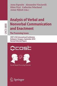 bokomslag Analysis of Verbal and Nonverbal Communication and Enactment.The Processing Issues