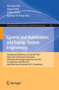 bokomslag Control and Automation, and Energy System Engineering