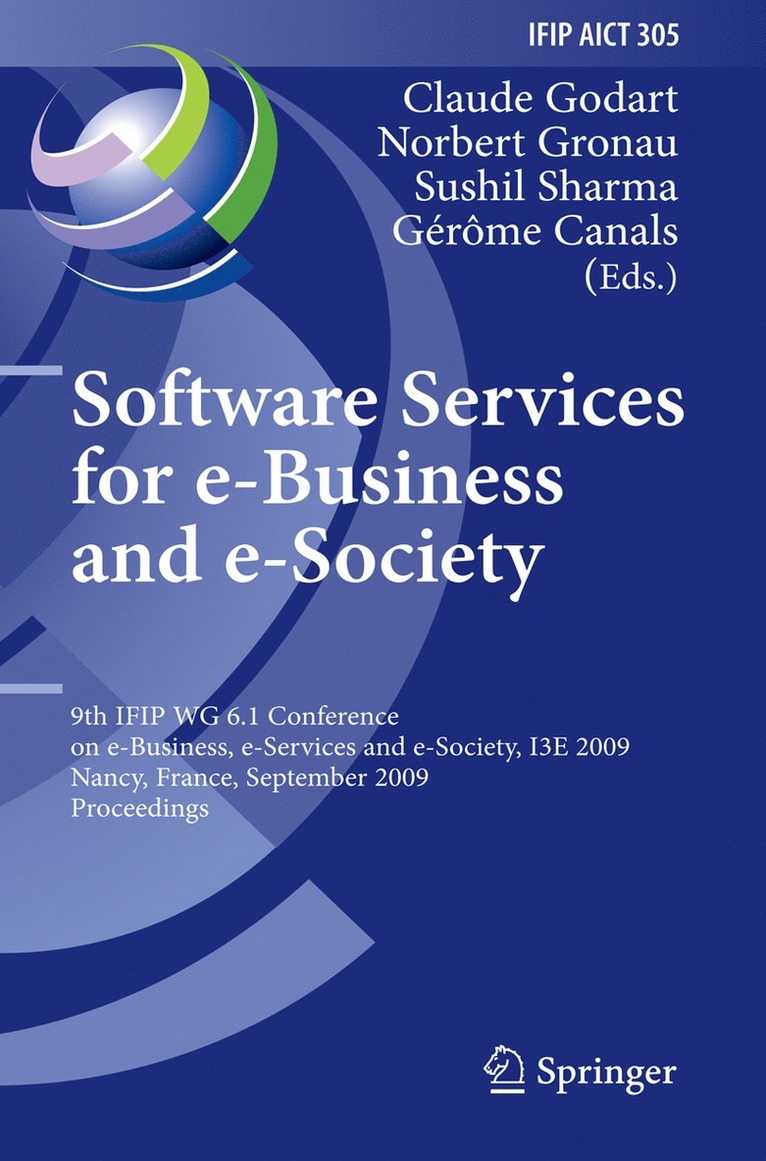 Software Services for e-Business and e-Society 1