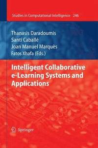 bokomslag Intelligent Collaborative e-Learning Systems and Applications