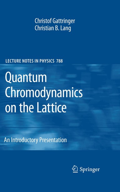 Christof Gattringer, Christian B. Lang - Quantum Chromodynamics on the Lattice, Häftad