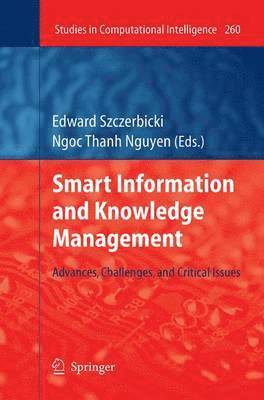 Smart Information and Knowledge Management 1