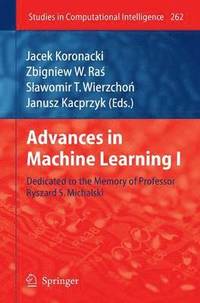 bokomslag Advances in Machine Learning I