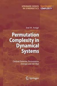 bokomslag Permutation Complexity in Dynamical Systems