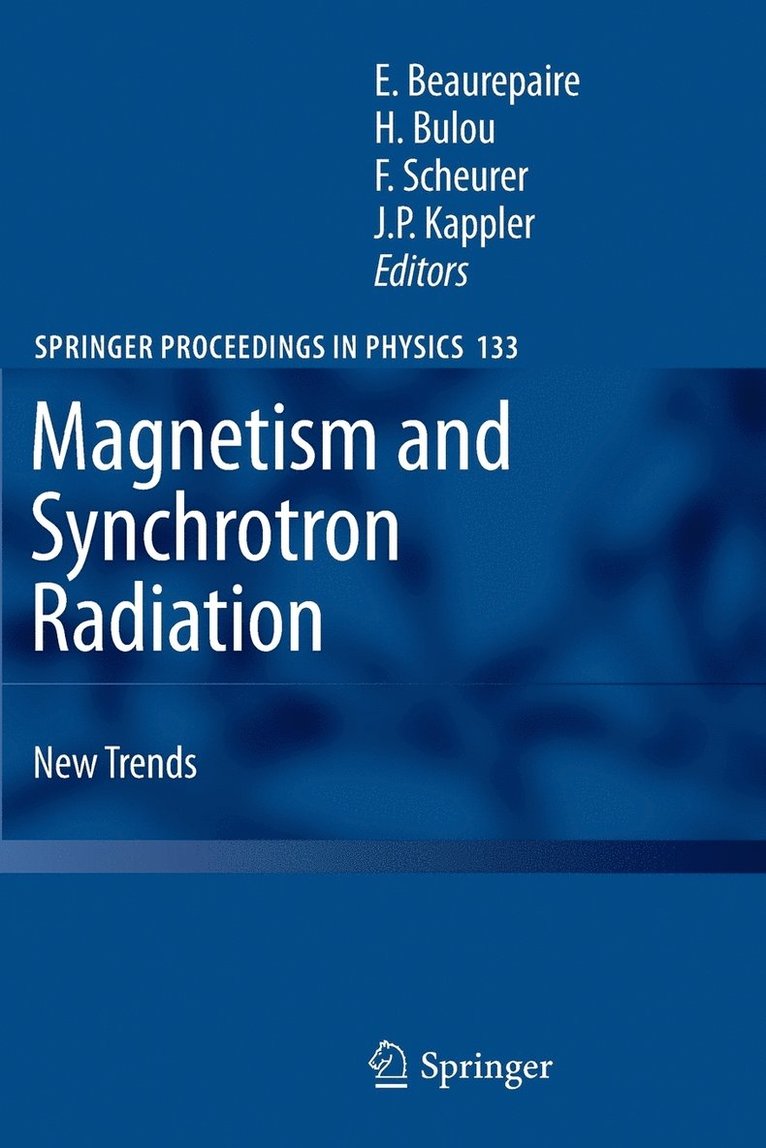 Magnetism and Synchrotron Radiation 1