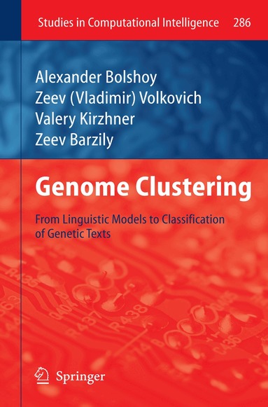 Alexander Bolshoy, Zeev Volkovich, Valery Kirzhner, Zeev Barzily - Genome Clustering, Häftad