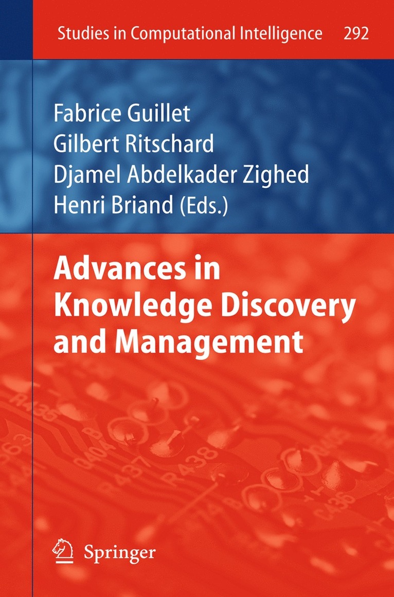Fabrice Guillet, Gilbert Ritschard, Djamel A. Zighed - Advances in Knowledge Discovery and Management, Häftad