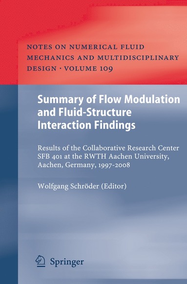 bokomslag Summary of Flow Modulation and Fluid-Structure Interaction Findings