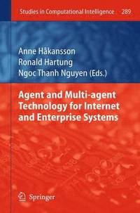 bokomslag Agent and Multi-agent Technology for Internet and Enterprise Systems