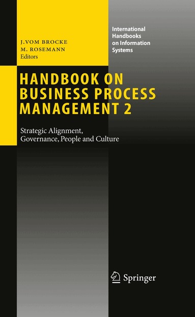 Jan vom Brocke, Michael Rosemann - Handbook on Business Process Management 2, Häftad