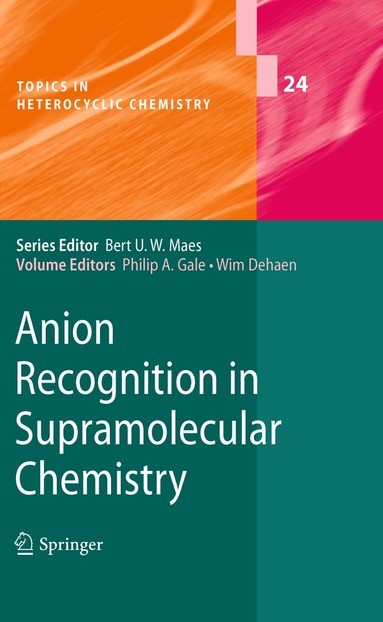 Philip A. Gale, Wim Dehaen - Anion Recognition in Supramolecular Chemistry, Häftad