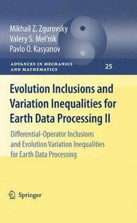 bokomslag Evolution Inclusions and Variation Inequalities for Earth Data Processing II