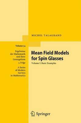 bokomslag Mean Field Models for Spin Glasses