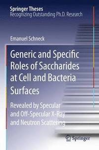bokomslag Generic and Specific Roles of Saccharides at Cell and Bacteria Surfaces