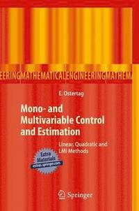 bokomslag Mono- and Multivariable Control and Estimation