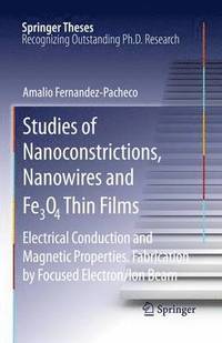 bokomslag Studies of Nanoconstrictions, Nanowires and Fe3O4 Thin Films