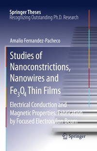 bokomslag Studies of Nanoconstrictions, Nanowires and Fe3O4 Thin Films