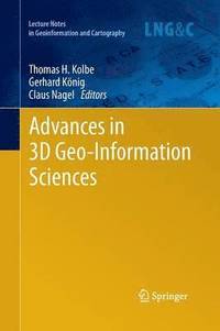 bokomslag Advances in 3D Geo-Information Sciences