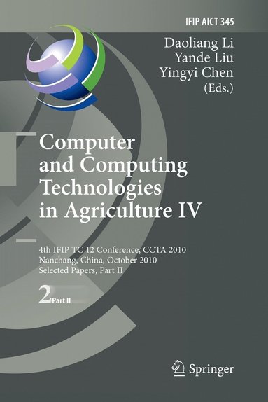 bokomslag Computer and Computing Technologies in Agriculture IV