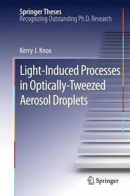 Light-Induced Processes in  Optically-Tweezed Aerosol Droplets 1