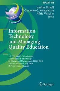 bokomslag Information Technology and Managing Quality Education
