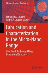 bokomslag Fabrication and Characterization in the Micro-Nano Range