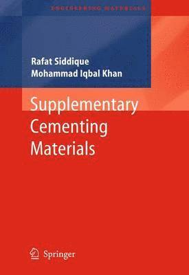 Supplementary Cementing Materials 1