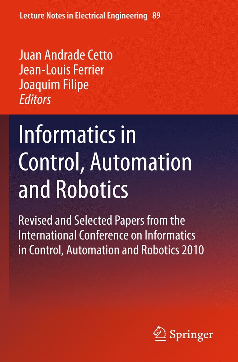 Informatics in Control, Automation and Robotics 1