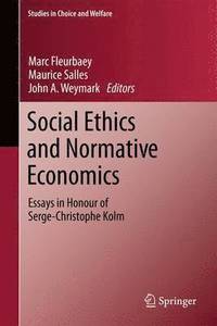 bokomslag Social Ethics and Normative Economics