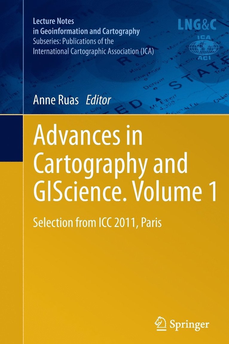 Advances in Cartography and GIScience. Volume 1 1