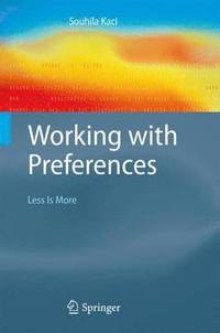 bokomslag Working with Preferences: Less Is More