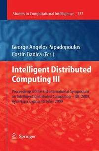 bokomslag Intelligent Distributed Computing III