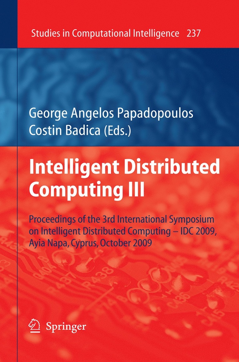 Intelligent Distributed Computing III 1