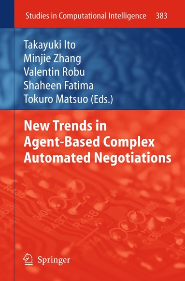 bokomslag New Trends in Agent-Based Complex Automated Negotiations