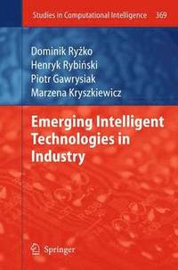 bokomslag Emerging Intelligent Technologies in Industry