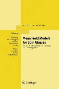 bokomslag Mean Field Models for Spin Glasses
