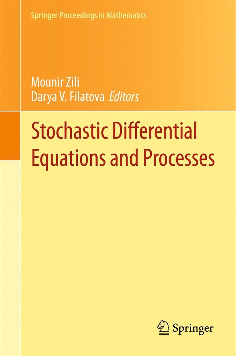 Stochastic Differential Equations and Processes 1