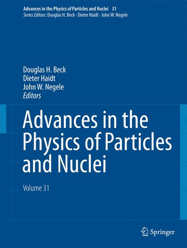 bokomslag Advances in the Physics of Particles and Nuclei - Volume 31