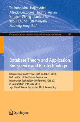 bokomslag Database Theory and Application, Bio-Science and Bio-Technology