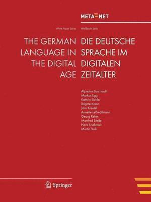Georg Rehm, Hans Uszkoreit - German Language in the Digital Age, Häftad