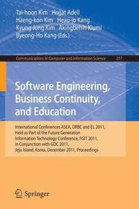 bokomslag Software Engineering, Business Continuity, and Education