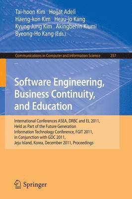 bokomslag Software Engineering, Business Continuity, and Education