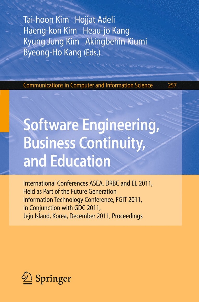 Software Engineering, Business Continuity, and Education 1