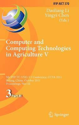 Computer and Computing Technologies in Agriculture 1