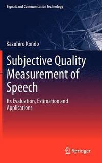 bokomslag Subjective Quality Measurement of Speech