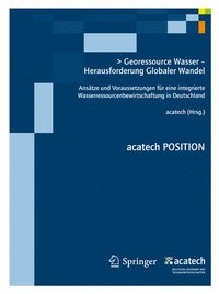 bokomslag Georessource Wasser - Herausforderung Globaler Wandel