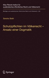 bokomslag Schutzpflichten im Vlkerrecht  Ansatz einer Dogmatik